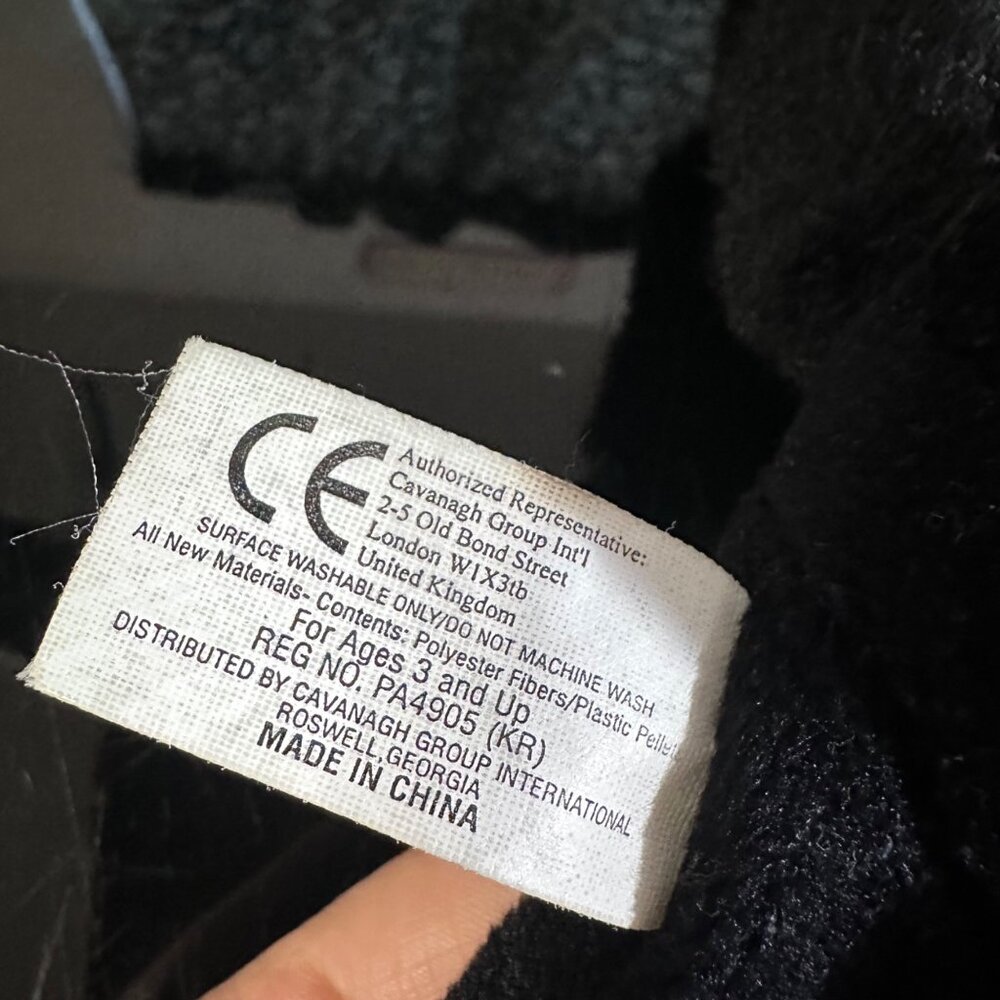 Vintage 1999 Harley-Davidson "Starke" The Skunk Plush Bean Bag Toy Black/White W - Picture 8 of 8